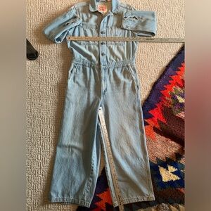 Levi's Classic Blue Denim Coveralls
